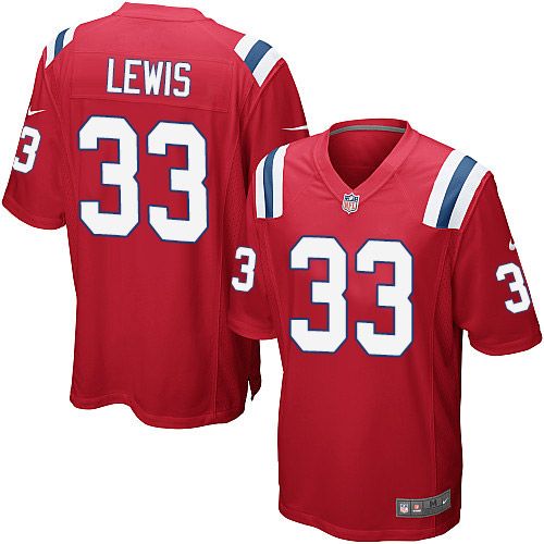 Nike Patriots #33 Dion Lewis Red Alternate Youth Stitched NFL Elite Jersey